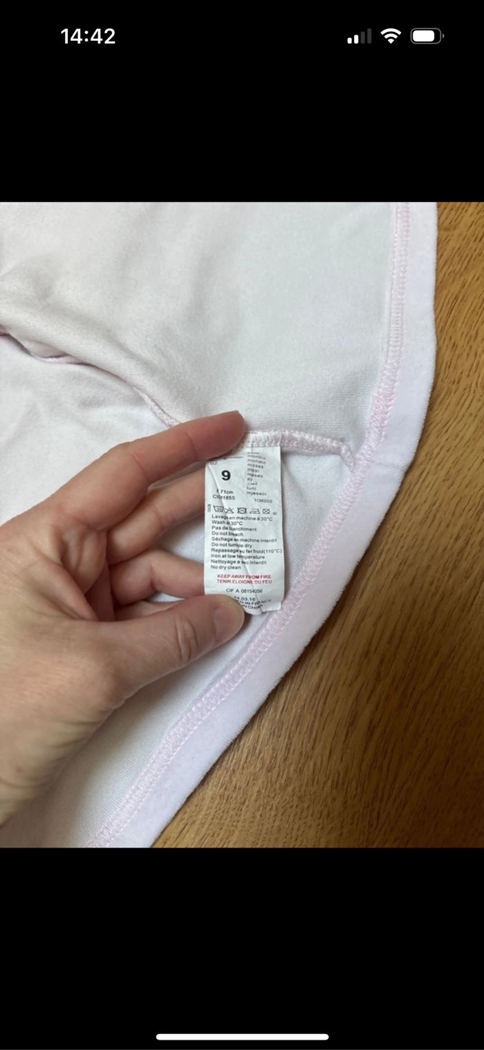 Ensemble pyjama 2 pièces avec veste bébé fille grain de blé 9 mois - photo numéro 9