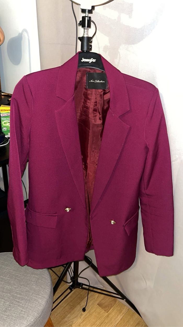 Veste bordeaux femme taille M