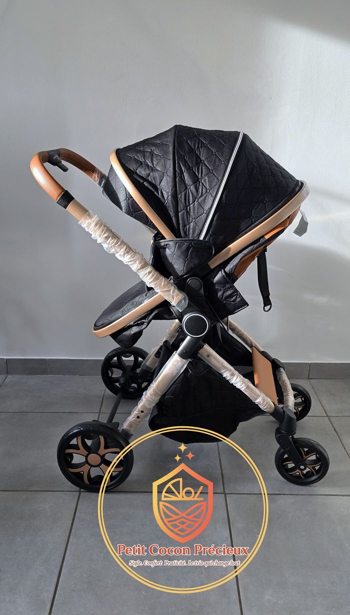 Poussette 3-en-1 Magic ZC Noir / Neuve / Vendeuse déclarée dans la puériculture. - photo numéro 6