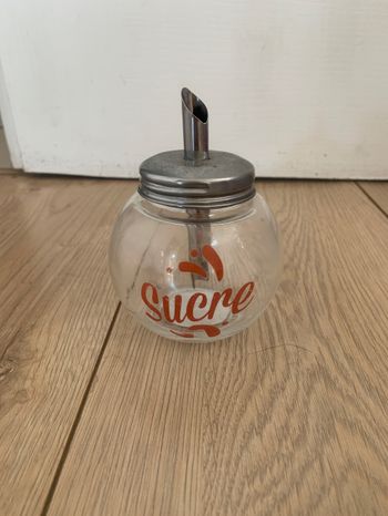 Sucrier en verre