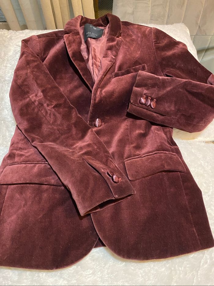 Blazer daim Zara