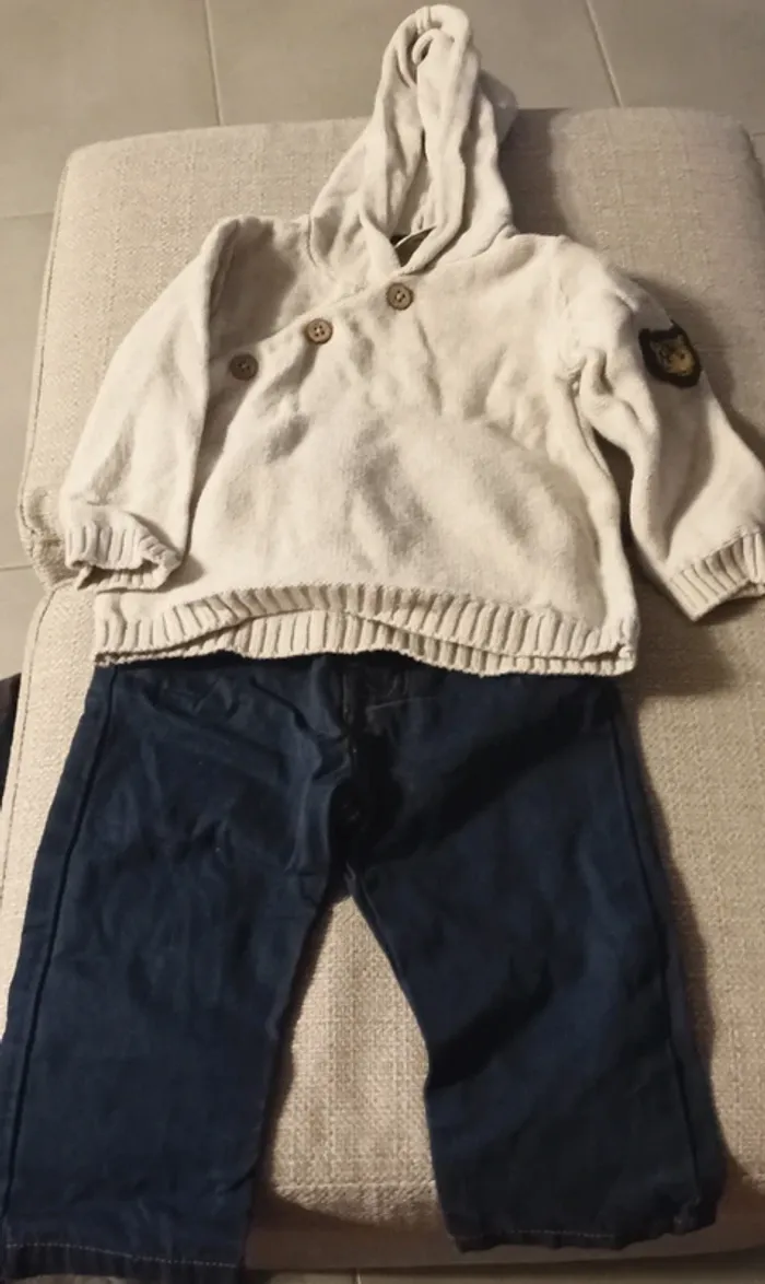 Ensemble garçon taille 9-12mois