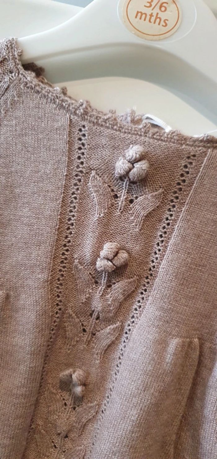 Robe Taupe 6 Mois Tartine et Chocolat - photo numéro 2