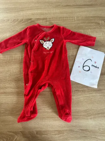 Pyjama velour 6 mois