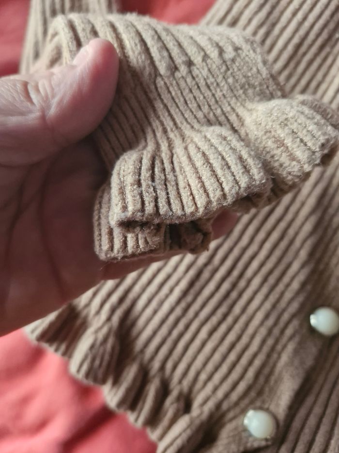 Splendide gilet zone froufrou - photo numéro 4