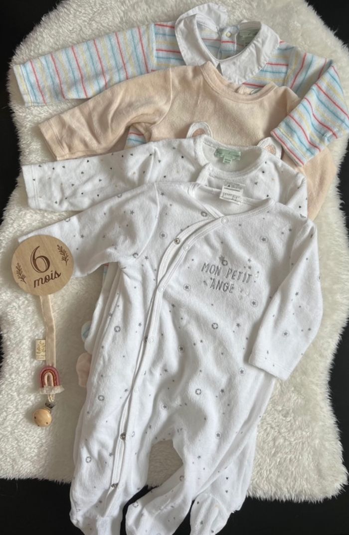 Lot de 4 pyjamas mixe