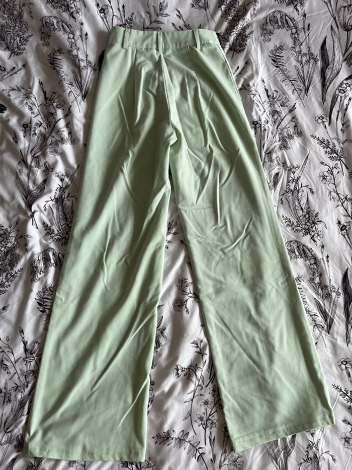 pantalon wide leg vert jennyfer - photo numéro 2