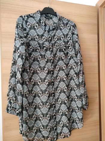 Chemisier long transparent