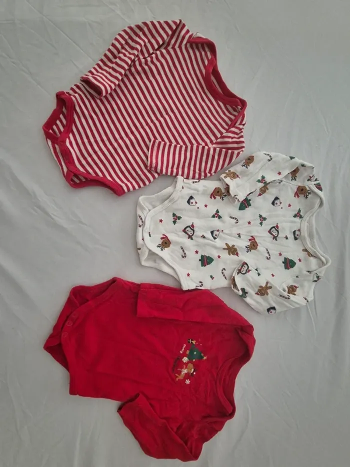 Bodies manches longues 72-77 cm