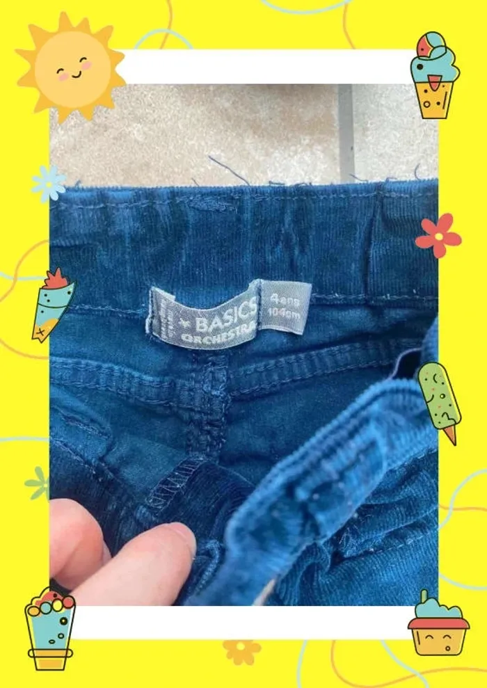 Pantalon bleu Orchestra 4 ans - photo numéro 4