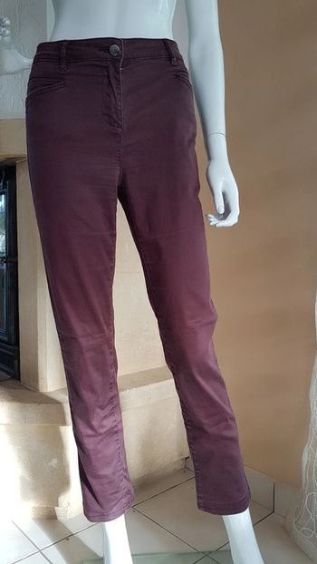 Pantalon couleur prune