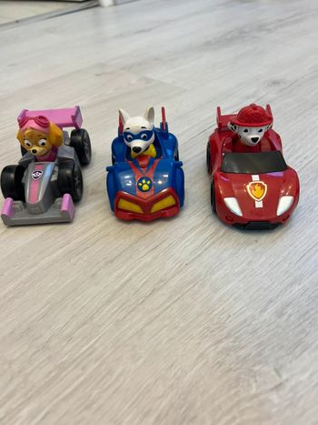 Lot de 3 véhicules paw patrol