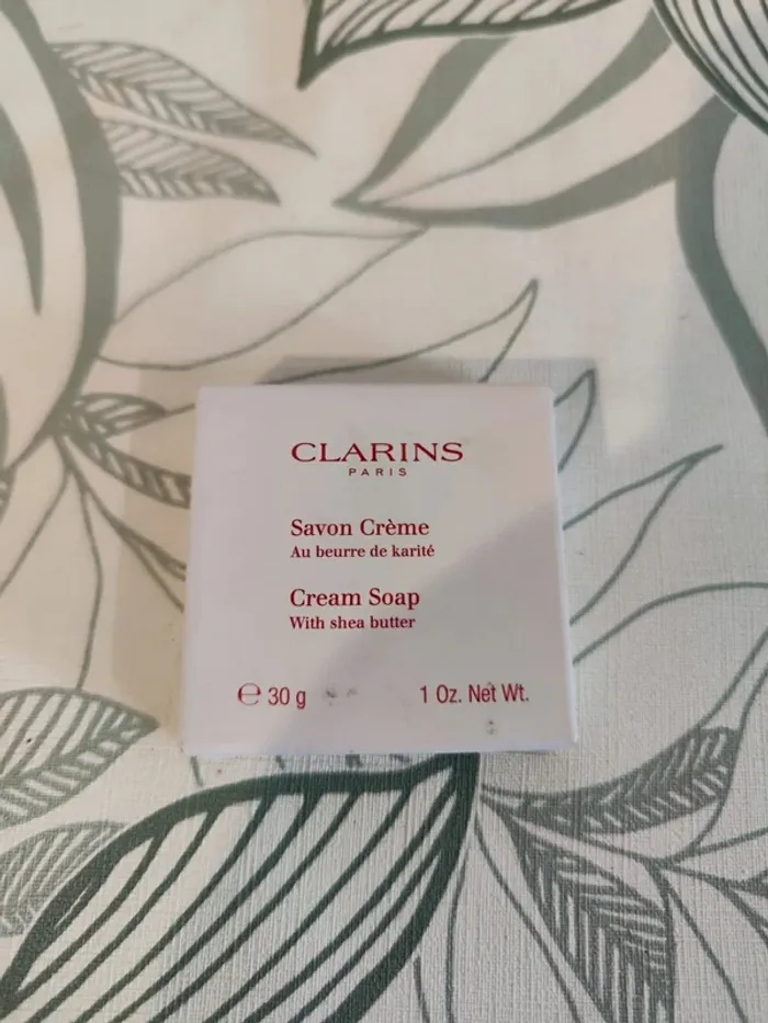 Clarins savon creme au beurre de karité 30g