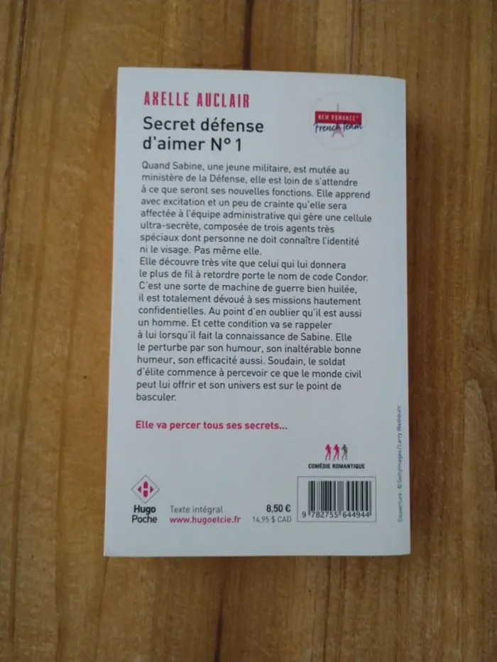 Saga "Secret défense d'aimer" - Tomes 1 à 3 - Axelle Auclair - photo numéro 5