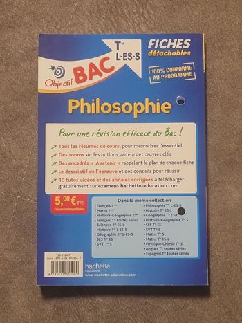 ABC du BAC Excellence Philosophie Term L-ES-S Par Denis Vanhoutte