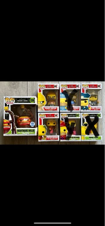 Lot de pop série les Simpson