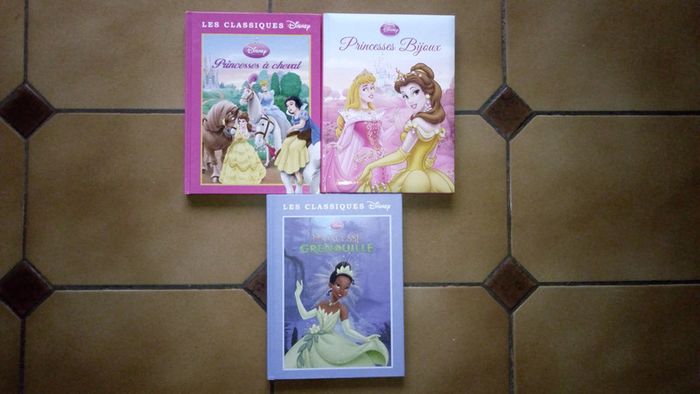 Lot de 3 livres Disney thème Princesse
