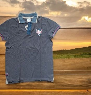 Polo vintage marine Deeluxe L