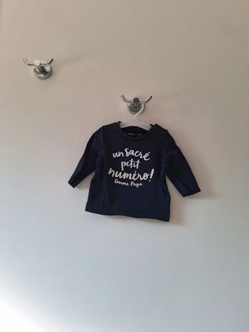 Haut/ maillot manches longues bébé garçon 3 mois