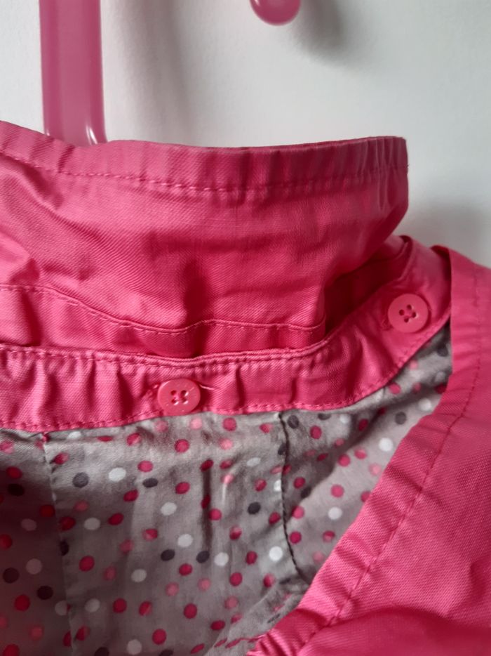Manteau rose léger bébé fille 12 mois Obaibi - photo numéro 9