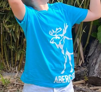 Teeshirt manches courtes Abercrombie- 7/8 ans