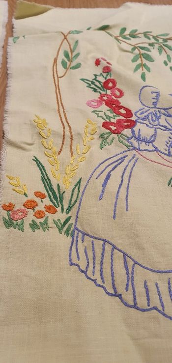 Lot de 2 Broderies