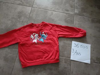 Sweat 3 ans Kiabi stitch