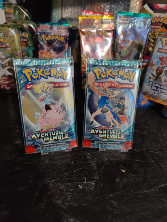 2 Booster pokémon Aventures Ensemble Ev9 Neuf scellé.