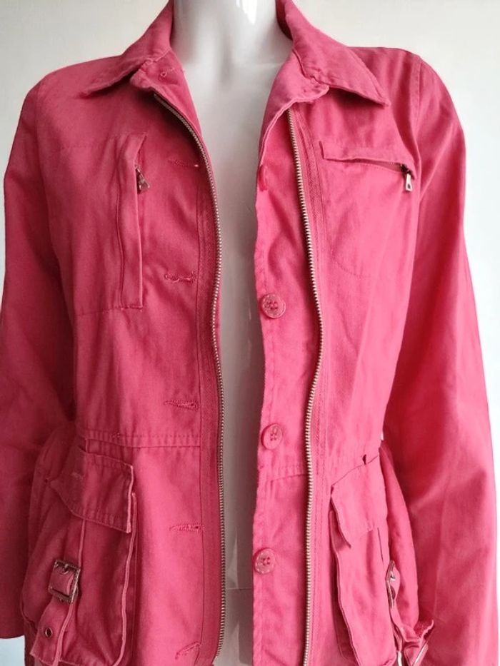 Veste saharienne rose - photo numéro 7