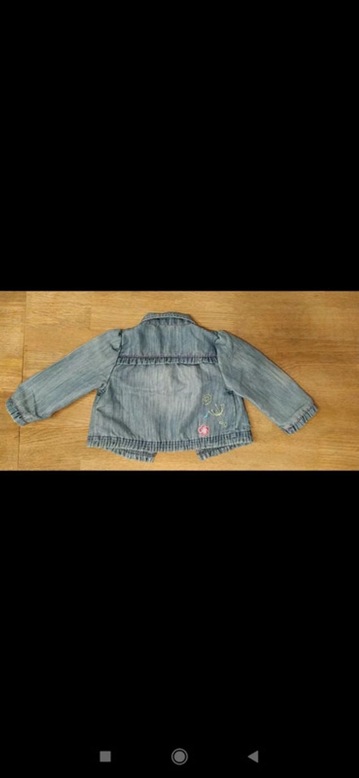 Salopette et veste en jean's 12 mois - photo numéro 3