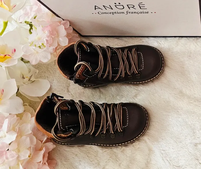 Bottes Bottines Cuir Zip André T24 - photo numéro 3