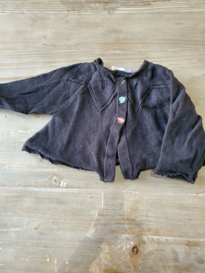 Ensemble t-shirt et gilet 6 mois Catimini - photo numéro 5