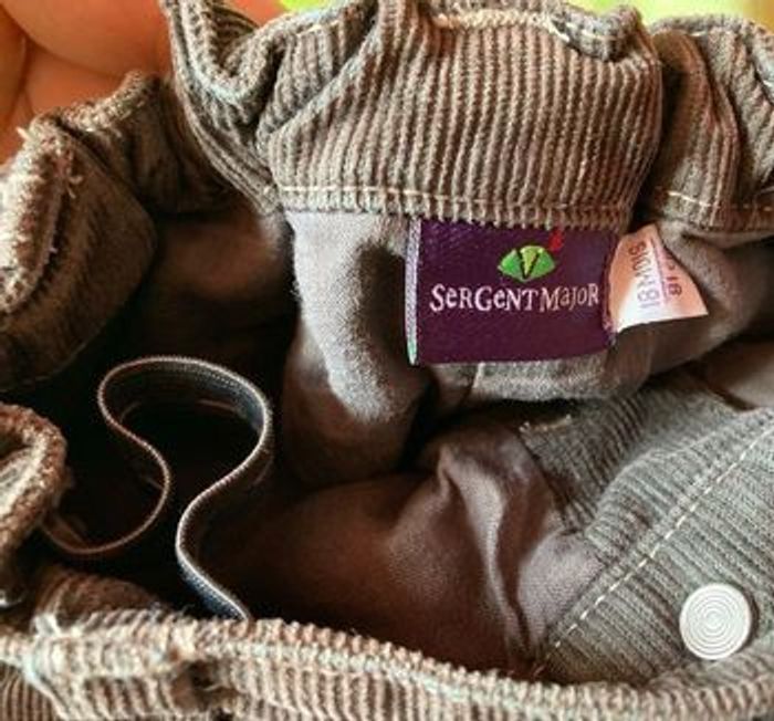 Pantalon velours 18 mois sergent major - photo numéro 3