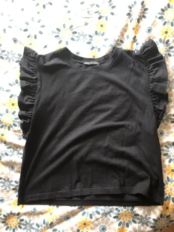 Tee shirt noir Zara