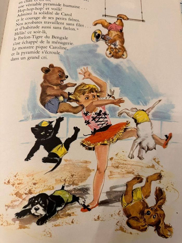 1964 Livre ancien Le cirque Caroline Grands albums Hachette Pierre Probst bd - photo numéro 6