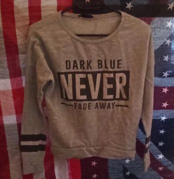 Sweat gris - Jennyfer