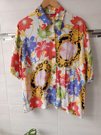 Chemise vintage t.44/46 100% viscose