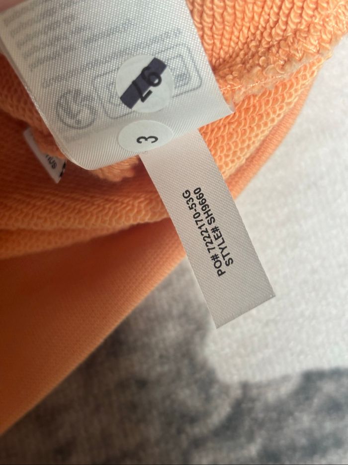 Sweat à capuche Lacoste saumon logo brodé blanc taille S neuf avec étiquette - photo numéro 9
