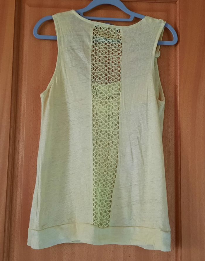 Débardeur jaune taille 1 - photo numéro 2