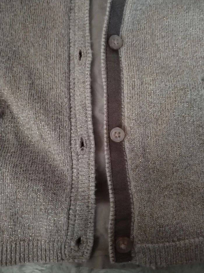 Gilet élégant dorée pailleté "Tape à l'œil" comme neuf - photo numéro 7