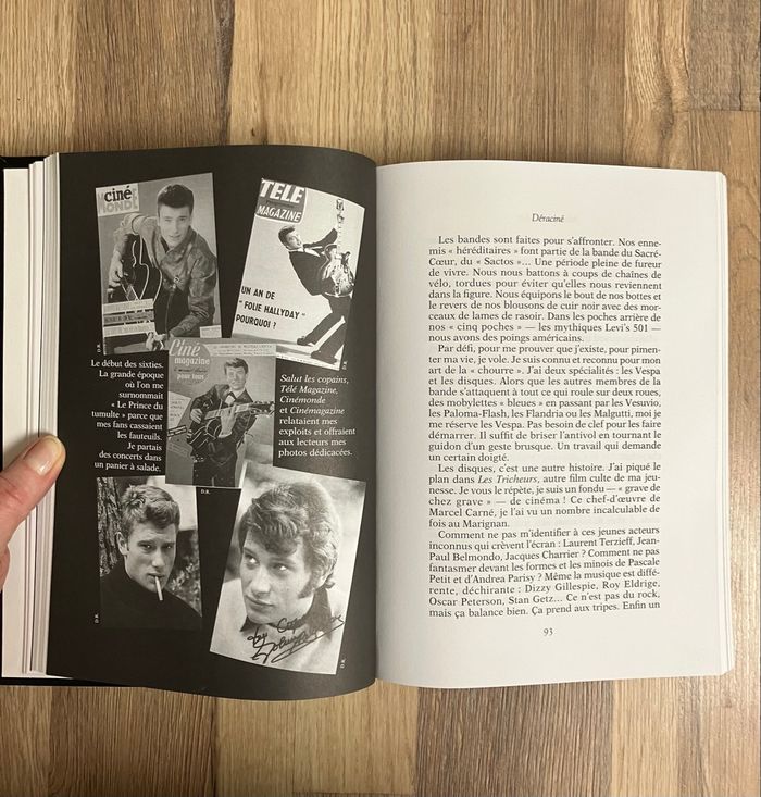 Beau livre relié-Johnny Hallyday-Autobiographie complète-Destroy - photo numéro 4