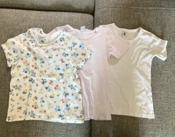 Lot de 3 t shirt petit bateau