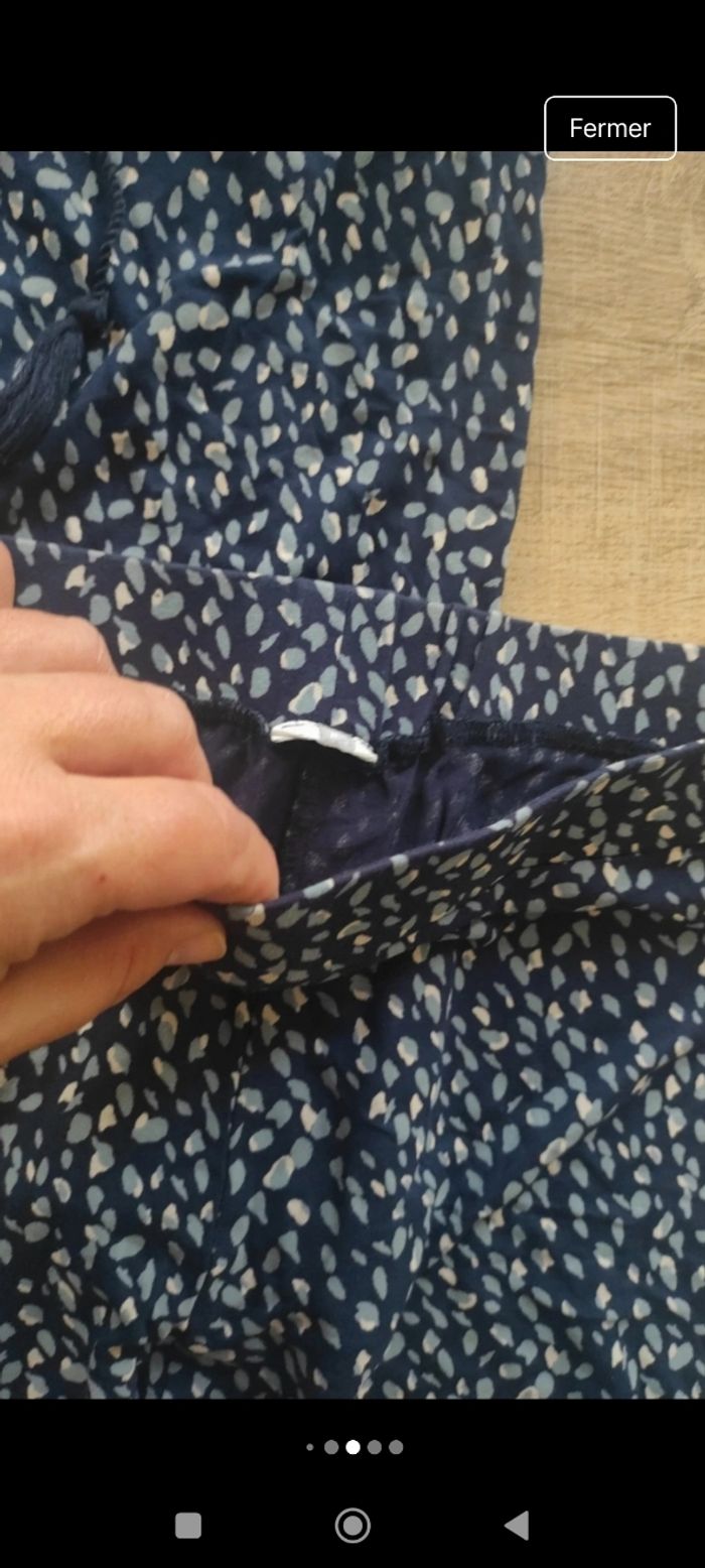 Lot ensemble débardeur et pantacourt imprimé BlanchePorte femme - photo numéro 4