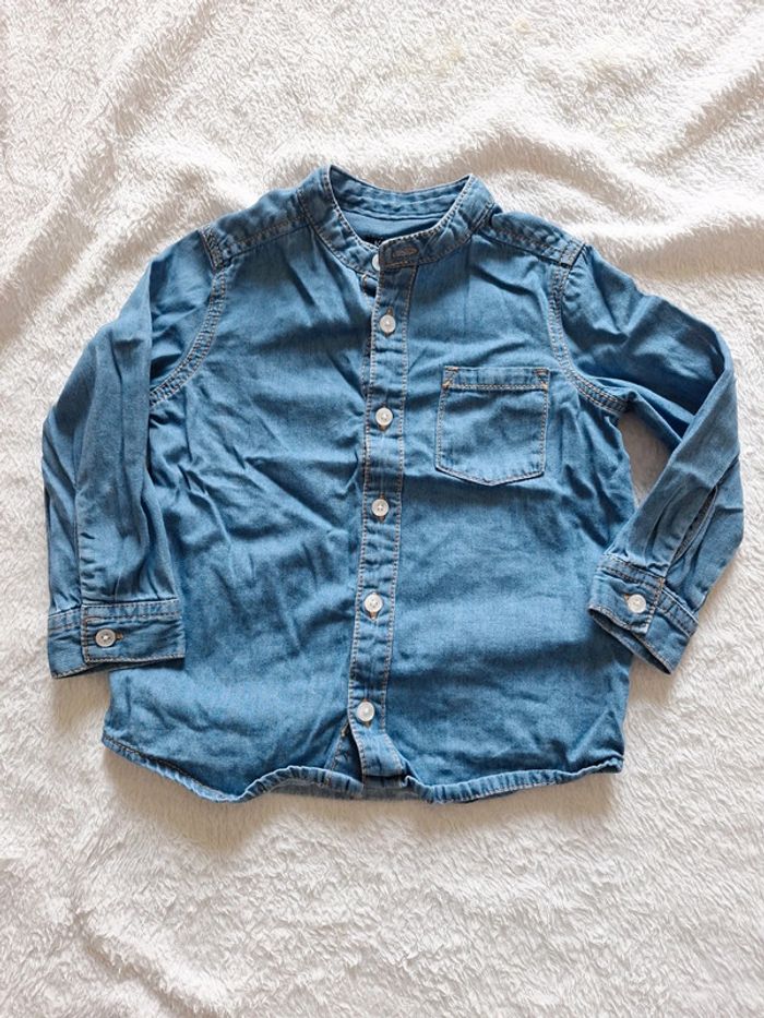 Chemise en jean kiabi - photo numéro 2