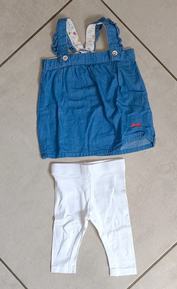 Ensemble été fille - 3 mois