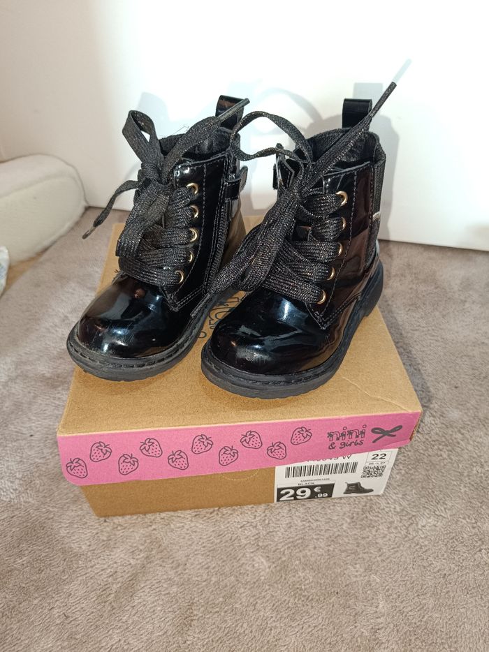 Bottines vernis