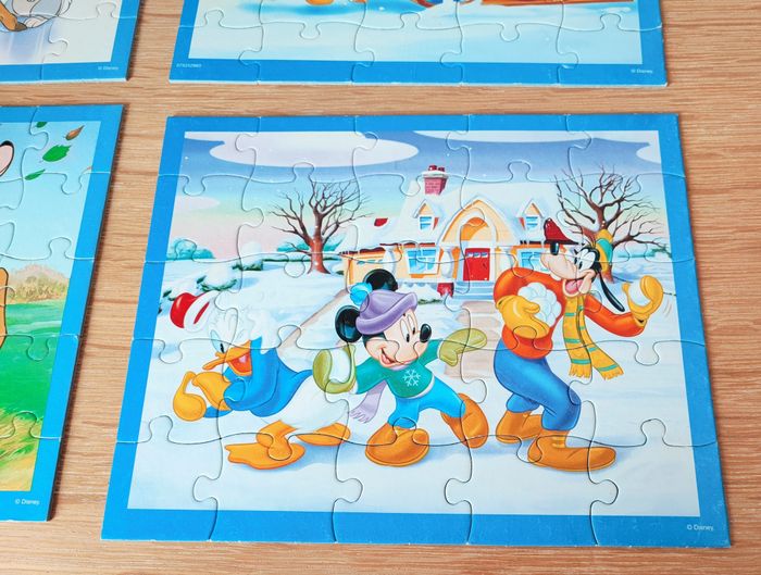 🦄 Lot de 2 x 2 puzzles Disney - 25 pièces - MB 🦄 - photo numéro 6