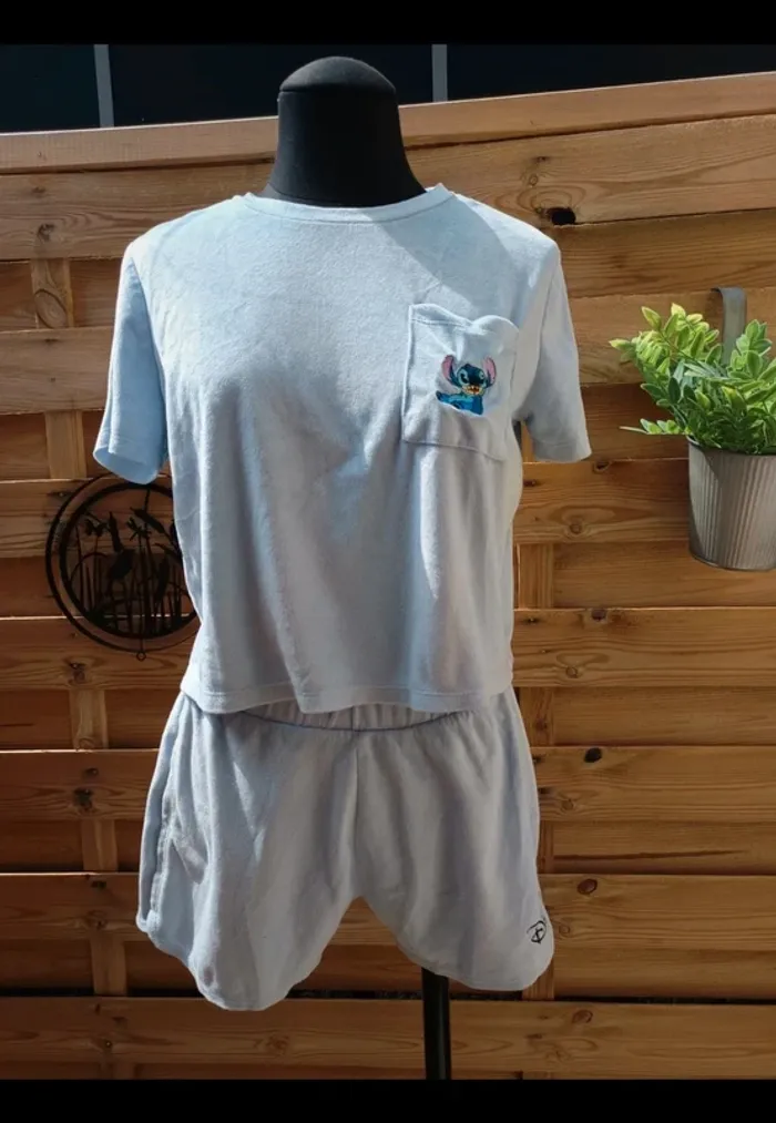 Pyjashort Stitch Disney taille S/M - photo numéro 2