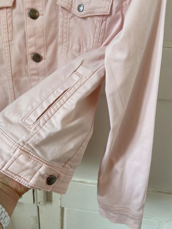 Veste en jean rose pâle DPAM 12 ans - photo numéro 3