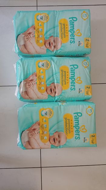 162 couches taille 2 pamper